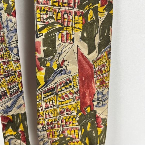 100% Silk Wine Theme Tie Sommelier Vintner Winery Legacy by Belle - Picture 5 of 6